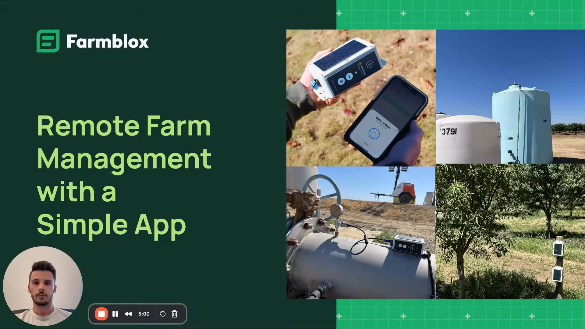 Remote Farm Management with a Simple App